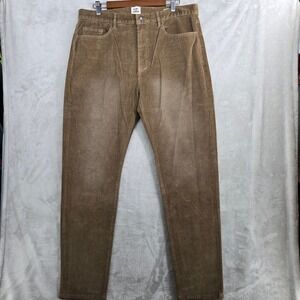 Flint and Tinder Mens Corduroy Pants 36x32 Tapered Fit Tan Casual‎ New